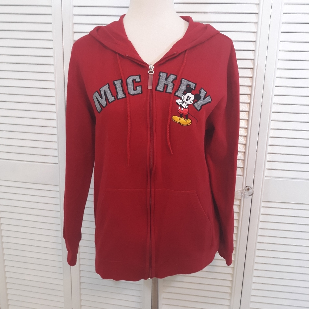 Disney vtg Mickey Mouse hoodie jacket sz small *R - Picture 1 of 5
